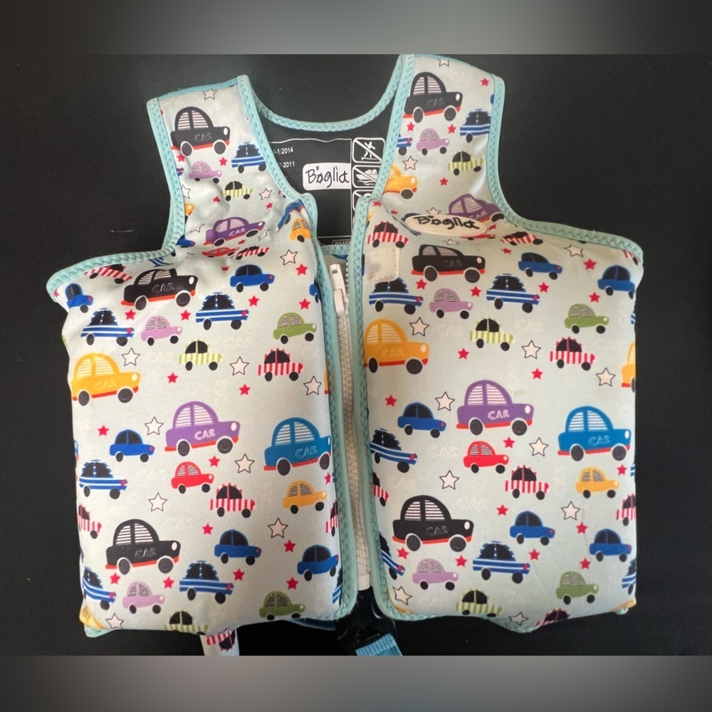 BOGLIA MULTICOLOR CHILDREN’S SWIM VEST FOR 3-6 YEARS (44#-66#)   LIKE NEW